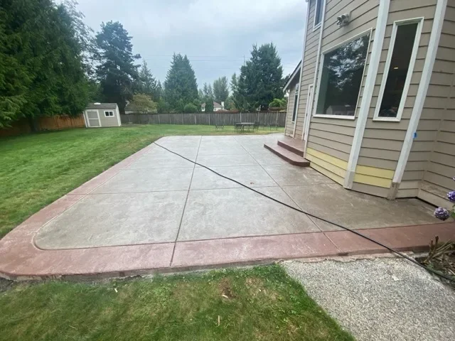 Meridian Stamped Patio — Stamped Concrete Patio in Meridian, ID