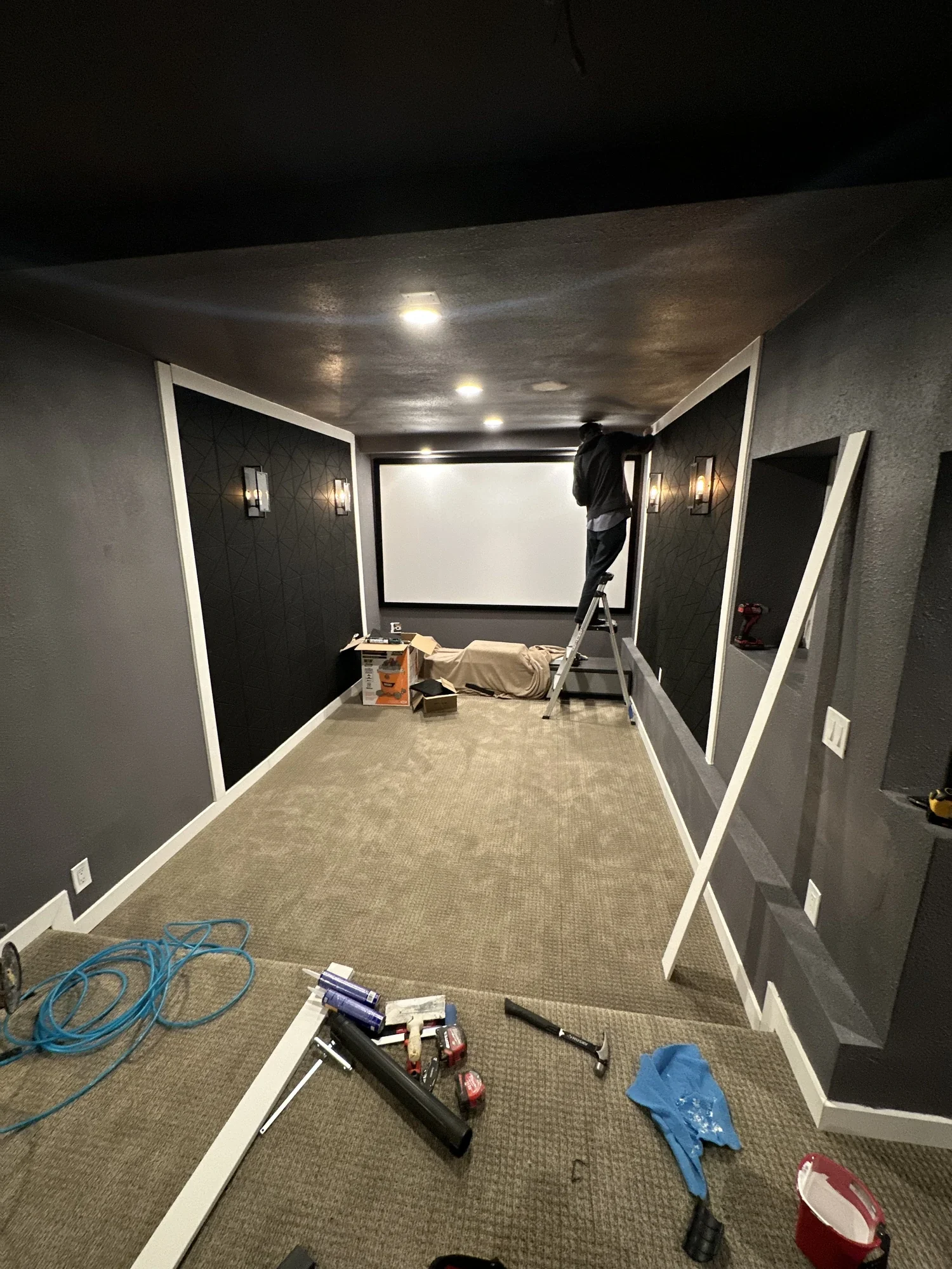 Redmond Theater — Basement Remodel in Redmond, WA