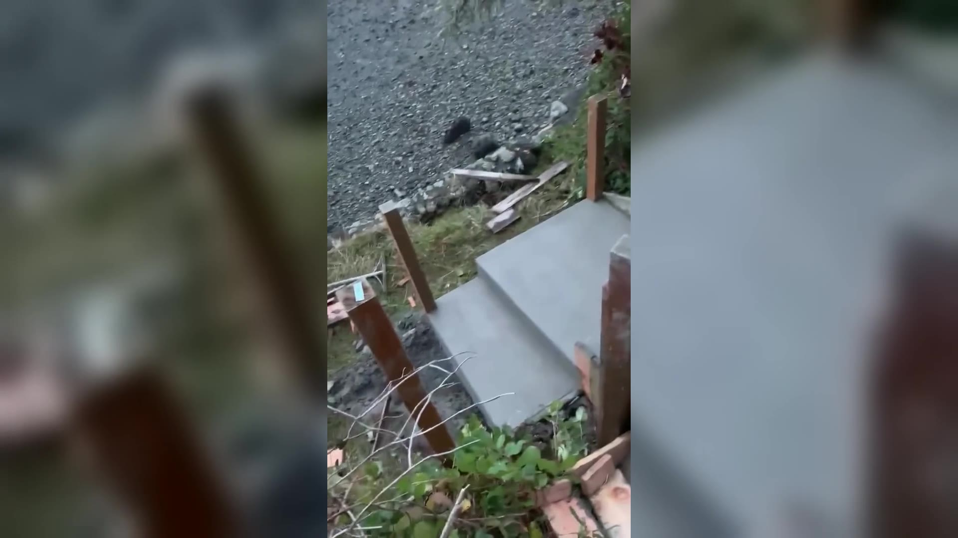Port Orchard Beach Stairs walkthrough video still — Concrete Stairs in Port Orchard, WA