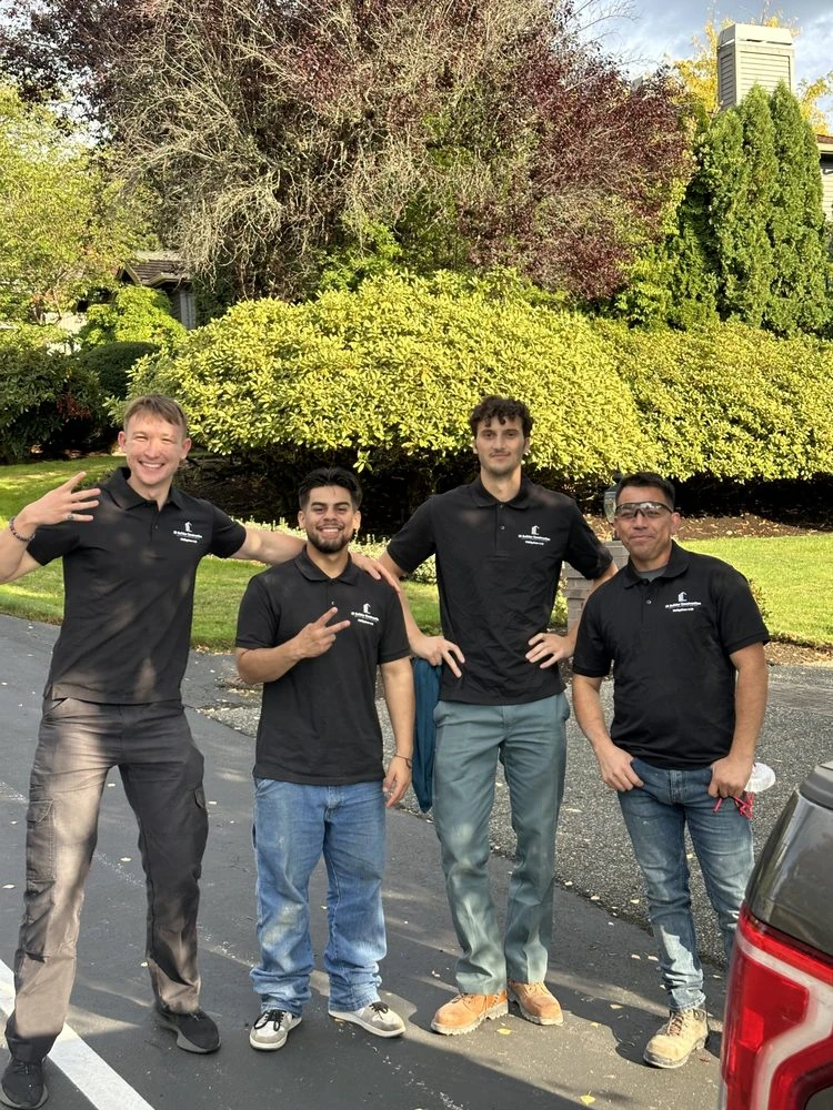 Part of the ID Builder Construction crew on site